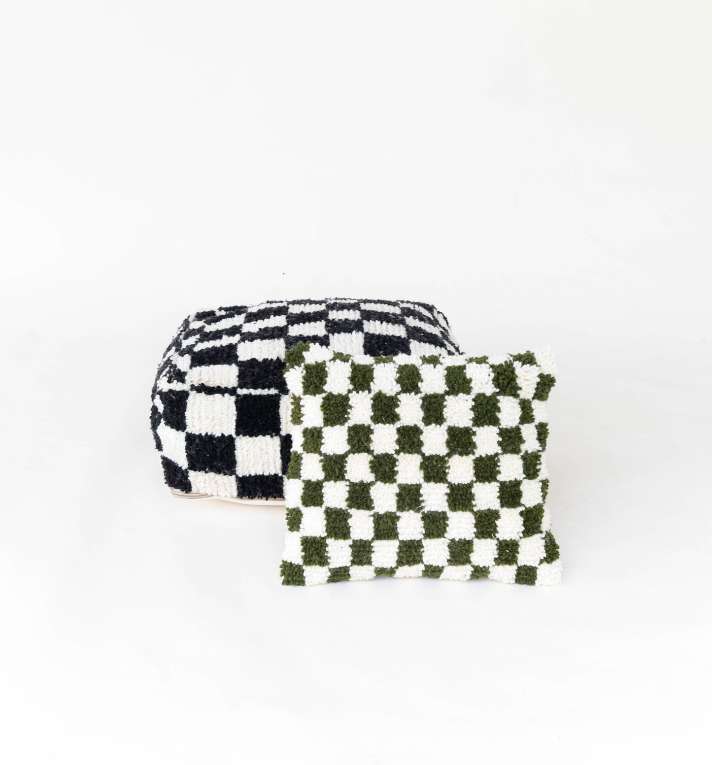 Handmade Moroccan Checkered Pillows